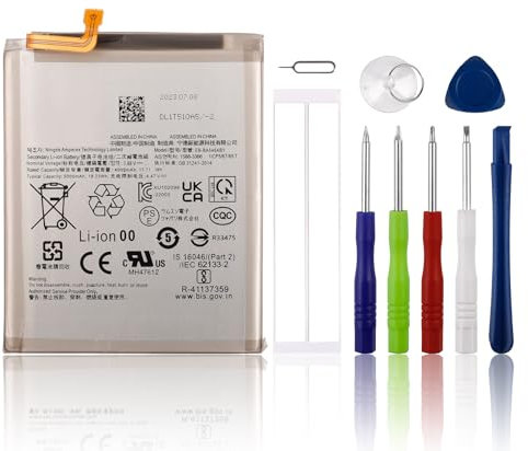 SwarKing Ersatzakku EB-BA546ABY Kompatibel mit Samsung Galaxy A34 SM-A346F, A54 A546B, A25 5G A256B, A35 A356B, A55 A556B mit Tools