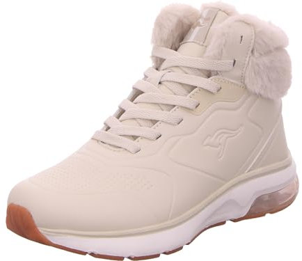 KangaROOS K-PL Dreams Mid Damenschuhe Gefüttert Winterstiefel Beige, Schuhgröße:40 EU