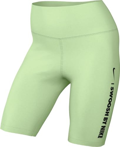Nike Damen Shorts W Nk One Df Hr Shrt Gls, Vapor Green/Black, FZ4873-376, M