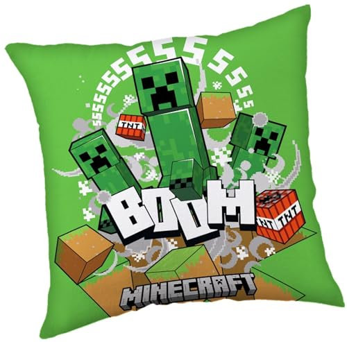 Minecraft Almohadas Decorativas de la Marca Modelo Creeper Boom Kissen 40 * 40