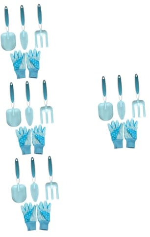 POPETPOP 4 Ensembles D'Outils De Jardin Ensemble D'Outils À Main Truelle Outil De Creusement d'herbe Pelles pour Creuser Le Jardinage Creuser Pelle Ameublissement du Sol Râteau Fleurs