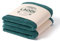 LAODI Premium Handtücher 2er Set – 50x100 – Antikes Grün – 100 % Baumwolle – 570 g/m² – Hergestellt in Portugal
