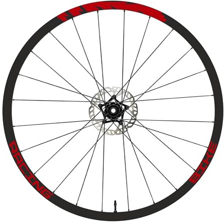 DualColorStampe Aufkleber für Fahrradfelgen, 26 Zoll – 27,5 Zoll – 28 – 29 Zoll (66,6 – 73,5 cm) – Fahrrad Aufkleber MTB Felgen (Rot 31, 28-29 Zoll)