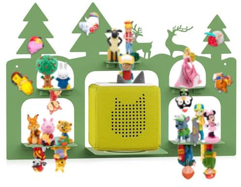 Raweao für Tonies Regal zur Aufbewahrung, Magnetisches Regal für Tonie Figuren 15-25 Stück, Wandregal für Toniebox Regale, Ideal für Kinderzimmer Dekoration und Sammeln von Figuren