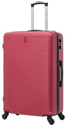 CELIMS - Grande Valise Soute 75 cm 23kg Rigide ABS Légère | Valise XL à roulettes 4 Roues 360° | Bagage Soute Avion 23kg | Valise Grande Taille Voyage | Bordeaux