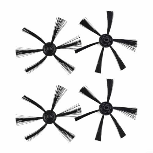 WIIYENA Set di 4 spazzole laterali di ricambio per aspirapolvere robot Severin RB7025, spazzola laterale per robot aspirapolvere