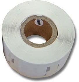 vhbw Etiketten-Rolle 12mm x 24mm (1000 Etiketten) kompatibel mit Dymo LabelWriter 4XL, 450 Twin Turbo, 450 Turbo, EL40 Etiketten-Drucker