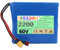 FREEDOH Batterie Lithium 60 V pour monocycle électrique (2,2 Ah) pour Moteur d'équilibre 0-150 W avec Prise XT60 et Prise T