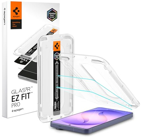 Spigen EZ Fit Pro Schutzfolie [2 Stück] für Samsung Galaxy S26 Ultra | Gehärtetes Glas, inkl. Installationskit, Kristallklar, Kratzfest, Hüllenfreundlich, 10H+ Härte Folie