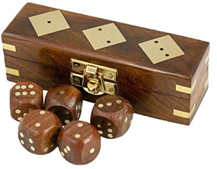 Sea-Club Würfel-Spiel Spiel Holz 13x4cm