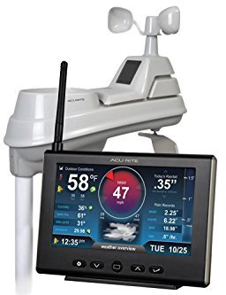 AcuRite Iris (5-in-1) Weather Station with HD Display, White Black