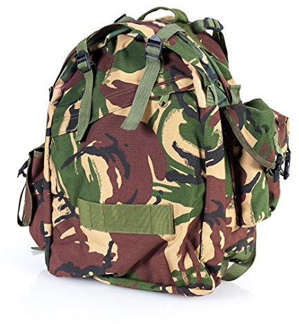 Matthias Kranz US Mission Pack Trekking Outdoor Tactical Rucksack 55 Liter + Army-Shop-BW Schlüsselanhänger (British-Camo)