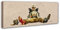 Terence Hill Bud Spencer Leinwand- Nobody sitzend - Mein Name ist Nobody - Renato Casaro Edition (120 x 40 cm)