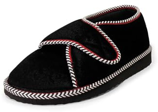 CINNEA® »VELFIX« Zimt-Hausschuhe mit Binseninnensohle, Klettverschluss, gegen Fußschweiß und Fußhornhaut, für Damen und Herren