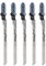 Chiic Lot de 5 lames de scie sauteuse T101AO HCS en T pour Bosch, Metabo, COX, Hitachi, , , Festool etc.