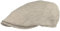 Breiter Herren Schiebermütze Flatcap Schirmmütze 100% Leinen, Futter aus 100% Baumwolle, Leicht & Bequem Grau 60