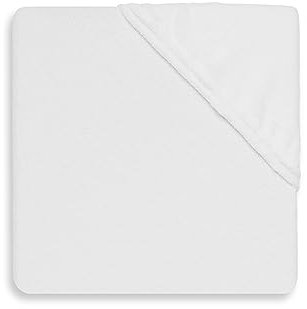Jollein 512-507-00001 Spannbettlaken Molton weiß 60 x 120 cm