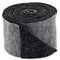 Hochwertiger & Widerstandsfähiger Filz – Zweifarbig - Breite 15cm / Länge 5m - Topfband/Bastelfilz/Wollfilz – viele Farben - Dehnbar & Druckelastisch – Tischdeko Ostern/Weihnachten (Hellgrau/Schwarz)