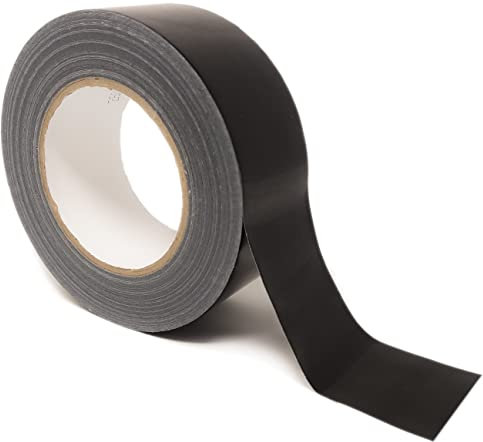 ArmaKit Heavy Duty Duct Tape | 48mm wide x 50M length | Industrial Tape Grade - Strong Gaffer Tape indoor and outdoor use, thick gaffa tape patch and seal tape (Black)