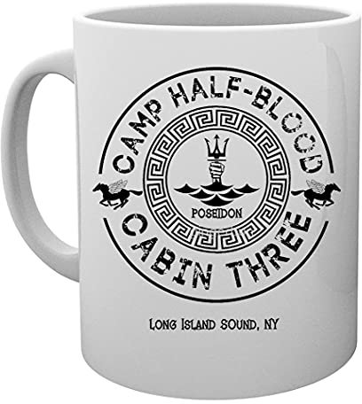 Camp Half - Blood Cabin Three Poseidon Long Island Kaffeebecher Tassen Mug Cup