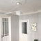 GLZXMQBP Vertigo Lampe weiß 120cm Retro Pendelleuchte Modern LED Hängeleuchte Vintage Wohnzimmer Kronleuchter (Licht Höhenverstellbar) Hängelampe Fiberglas Hut Design + E27 Fiber Stoff