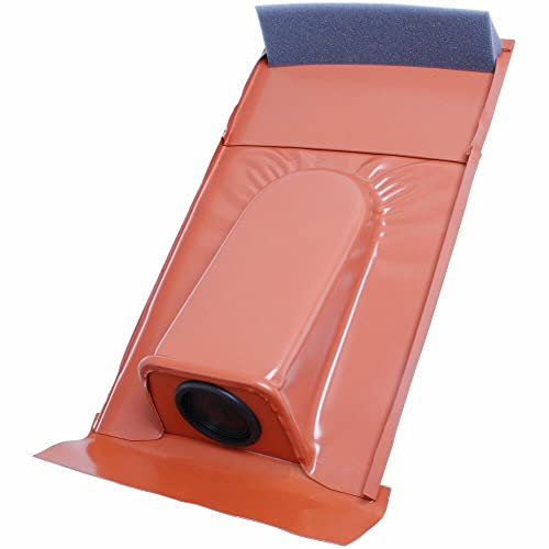 Rohrdurchführung/Schrägdachdurchführung f. Leitung und Kabel zu Solar- und Klimaanlagen, Wärmepumpen uvm, Farben:rot, Typ:Ton