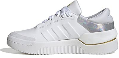 adidas Damen Court Funk Sneaker, FTWR White FTWR White Matte Gold, 39 1/3 EU