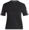 adidas Damen Train Essentials Train Cotton 3-Stripes Crop Tee, Black/White, XL