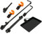 Fishing Chair Arm,Pole Hooks Rest Umbrella arm Accessory pack with Side Tray Fits 30mm legs ASL2