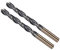 CoCud Twist Drill Bits, 9.5mm Cutting Edge, Titanium & Nitride Coated High Speed Steel 4341 Round Shank - (Applications: for Stainless Steel Drilling Machine), 2-Pieces