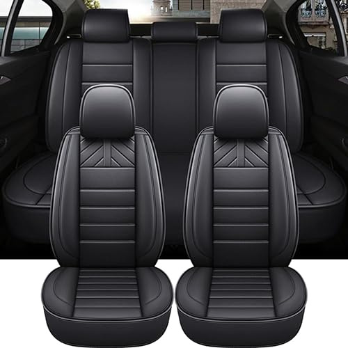 DEODEX Leder Autositzbezüge für Mitsubishi Space Star 2.GEN 2.gen 1998-2024, Langlebig Wasserdicht Atmungsaktiv Komfortabler und Pflegeleicht Sitzbezug,B