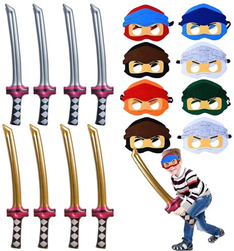 Ninjaoo Geburtstagsdeko,Kindergeburtstag Mitgebsel,Ninja geburtstag Party mitgebsel,Adventskalender Inhalt für Mädchen Jungen Mini Geschenke,Geburtstag,Party Deko.