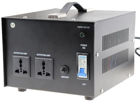 Voltage Converter Step Up/Down Voltage Transformer Output 110V - 120V and 220V - 240V Voltage Transformer with Universal Socket,5000VA