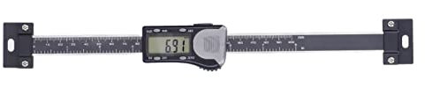 Eujgoov Digitaler Vertikaler Messschieber, IP45, Horizontal, Wasserdicht, Digitale Anzeige, Lineare Skala mit LCD-Display für Fräsmaschinen (0-200MM)