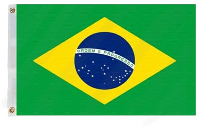 Bandera de Brasil Flagmax de 90 cm x 150 cm