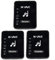 RANRAO Compact 2 4G Wireless inEar Monitor System, ricaricabile, Indicatore LED, nero (1 tran 2 ricevitori)