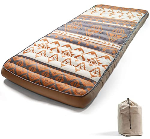 Human Comfort Luft Bett Chatou Print Isomatte Kasten Matratze Gäste Baumwolle braun