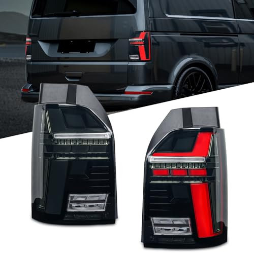 Archaic Rückleuchten kompatibel mit VW Multivan Transporter Caravelle T6 2016-2019, Mit E-Prüfzeichen, Paar