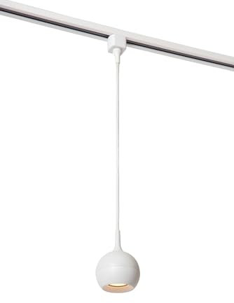 Lucide TRACK FAVORI Pendelleuchte - 1-Phasen Stromschiene/Schienensystem - 1xGU10 - Weiß (Verlängerung)
