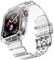 NotoCity Correa Compatible con Apple Watch 10, para Apple Watch Serie 10 46mm Correa de Repuesto con Funda, Creativa,Transparente (Translúcido)