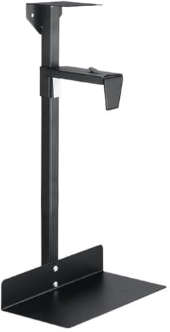 Generico Adjustable CPU Holder, Under Desk Mount Bracket, Under Desk PC Mount, Adjustable CPU Holder Bracket, Heavy Duty Computer Case Stand, Wall Mountable Desk CPU Holder for Home and Offices