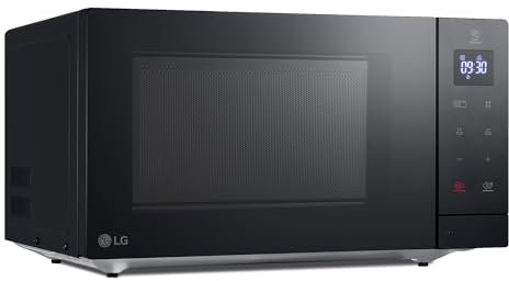 LG MH7032JAB - Microondas Grill Smart Inverter y Display Led, 30L y 900W, Función Grill 1000W, Cocina más rápido, Mantiene el Sabor, Fácil limpieza, Negro