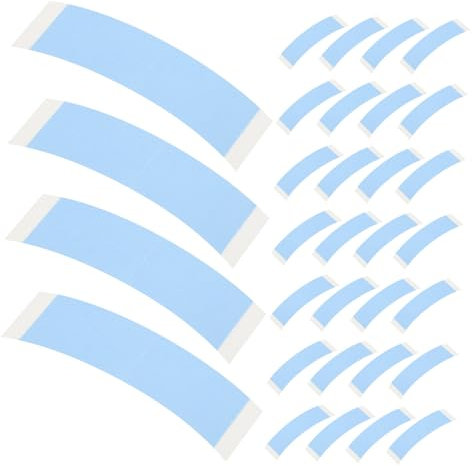 PENIKOKO 48pcs Lace Wig Glue Tape Strips Double Sided High Adhesive for Lace Front Wigs Natural and Secure Fit