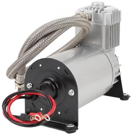 Greensen Horn Luftkompressor, 150PSI 12V Hochleistungs-Luftpumpe für LKW Yachten Autos mit Leckfestem Aufbau Überlastschutz