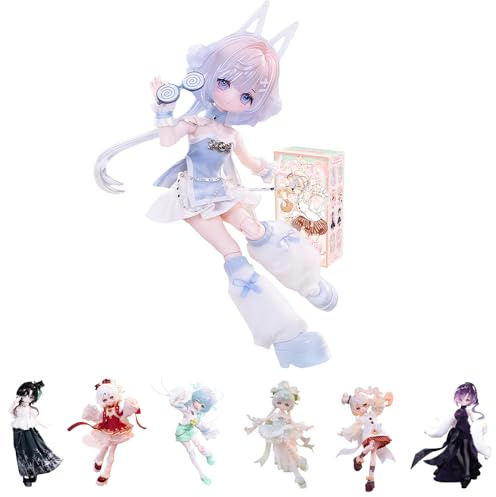 niannyyhouse 1/8 BJD Blind Box Figuren, kugelgegelenkte Puppe mit Kleidung, Fortune Elf Serie, Sammelfigur (1STÜCK)