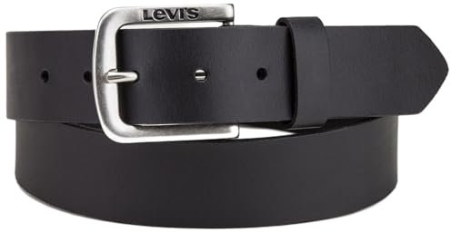 Levi's Herren Seine Gürtel, Schwarz (Noir Regular Black), (Herstellergröße: 110)