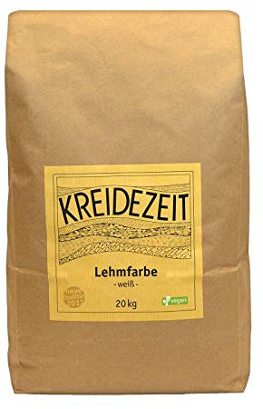 Kreidezeit Lehmfarbe-weiß-20,00 kg