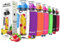Willceal Wasserflasche mit Fruchteinsatz, 907 ml, langlebig, groß, BPA-frei, Tritan, Klappdeckel, auslaufsicheres Design, Sport, Camping (blau)
