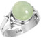 Jeweloporium Grün Echt Prehnit 925 Silber Ringe für Frauen Edelstein Cocktail Silber Ringe Größe 64(20.4) Weihnachten - Geschenk viktorianisch Schmuck