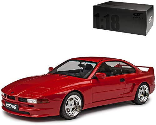 GT Spirit B-M-W 8er M8 E31 König Specials KS8 Rot Coupe 1989-1999 Nr 250 1/18 Modell Auto mit individiuellem Wunschkennzeichen